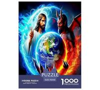 Angels And Demons 1000 Piece Universe Jigsaw Puzzle for Adults And Kids Family Educational Games 1000 Pieces Beautiful Decoration Challenge High Difficulty 70x50cm/1000pcs