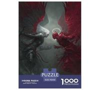Angels And Demons Jigsaw 1000 Pieces For Adults And Kids Challenge Toy The Struggle of God Impossible Puzzle Educational Game Home Decoration 70x50cm/1000pcs