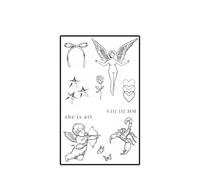 Angels And Love Temporary Tattoo Lasts To 15 Days Waterproof Semi Permanent Sticker
