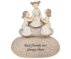 Angels Best friends are always there Sentimental Pebble Gift