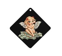 Angels-Cherub Money Air Freshener Hanging Car Incense Chip Diffuser Scented Decor for Car Home