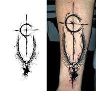 Angel's Confession Temporary Tattoo,Lasts To 15 Days New Technology Magic Waterproof Semi Permanent Sticker.