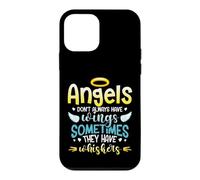 Angels Don´t Always Have Wings Sometimes They Have Whiskers Case for iPhone 12 mini