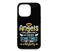 Angels Don´t Always Have Wings Sometimes They Have Whiskers Case for iPhone 13 Pro