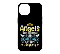 Angels Don´t Always Have Wings Sometimes They Have Whiskers Case for iPhone 14