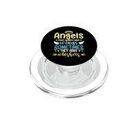 Angels Don´t Always Have Wings Sometimes They Have Whiskers PopSockets PopGrip for MagSafe