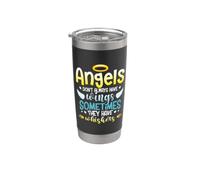 Angels Don´t Always Have Wings Sometimes They Have Whiskers Stainless Steel Insulated Tumbler
