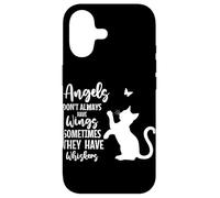 Angels Don't Always Have Wings Sometimes They Have Whiskers Case for iPhone 17