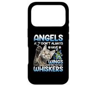 Angels Don't Always Have Wings Sometimes They Have Whiskers Case for iPhone 17 Pro