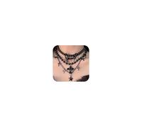 Angel's Draw Home Adjustable Length Cross Choker Necklace for Women Black Necklaces for Women Goth necklace Birthday Gift Jewelry Gifts, 1, 1, 1