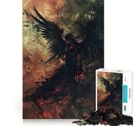 Angels Ethereal Descent Jigsaw 1000 Piece Mind Skill Play Stable Fit No Shifting Parts Enjoyable Pastime for Long Weekends (38x52cm)