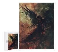 Angels Ethereal Descent - Wooden Picture Puzzle for Grown-Ups, 500 PCS, Winter Gift - to Assemble, Frame And Display