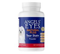 Angels’ Eyes Natural Plus Tear Stain Supplement Sweet Potato Powder for Dogs, Prevent Stained Fur, Eyebright, Olive Leaf, Marshmallow Root, No Wheat or Corn, Limited Ingredients, Vegetarian, 75g