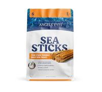 ANGELS' EYES Sea Sticks Tear Stain Friendly Daily Dog Treats with Red & Brown Seaweed Tear Stain, Gut Health, & Metabolic Support Grain-Free, Gluten-Free, Plant-Based North Sea Large 6ct