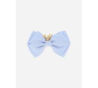 Angels Face Girls Big Bow with Crown in Blue - Blue - One size