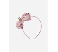 Angels Face Girls Crown and Bow Headband in Pink - Pink - One size