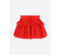 Angels Face Girls Georgian Gold Dot Skirt in Red - Red - 5 - 6 Yrs