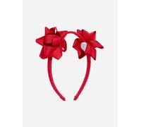 Angels Face Girls Ribbon Bow Headband in Red - Red - One size