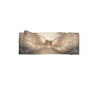 Angel's FeatherPatterned bow headband, baby hair accessory, suitable for babies aged 0-6 months or everyday wear