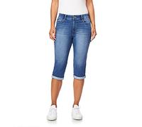 Angels Forever Young Womens 360 Sculpt Crop Jeans, Pacific, 16