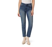 Angels Forever Young Women's 360 Sculpt Mid-Rise Straight Ankle Jeans, Steel, 8