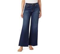 Angels Forever Young Womens 360 Sculpt Mid-Rise Wide Leg Jeans, Angela, 14