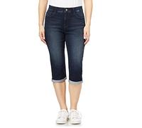 Angels Forever Young Women's 360 Sculpt Stretch Crop Jeans - Blue - 10
