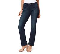Angels Forever Young Women's Curvy Bootcut Mid-Rise Jeans (Standard and Plus), Amaryllis, 6