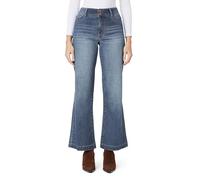 Angels Forever Young Women's Everbreeze Curvy High-Rise Relaxed Flare Jeans, Geneva, 8