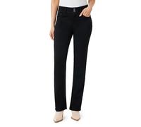 Angels Forever Young Women's Everflex Curvy Bootcut Mid-Rise Bling Jeans (Available in Plus Size), Black, 14