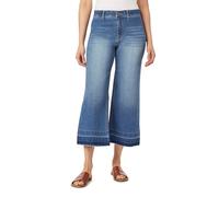 Angels Forever Young Women's Everflex Sculpt 26" Inseam High-Rise Wide Leg Released Hem Crop, Marina, 16