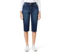 Angels Forever Young Women's Everluxe Sculpt Skinny 17" Side Slit Capri, Everest, 10