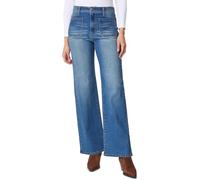 Angels Forever Young Women's Forever Wide High-Rise Patch Pockets Jeans, Geneva, 6