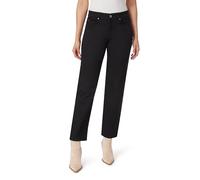 Angels Forever Young Women's Jeanie Lift Mid-Rise Straight Ankle Jeans, Onyx, 12