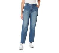 Angels Forever Young Women's Tomboy Straight High-Rise Jeans, Rushmore, 10