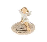 Angels From Above Watch Over Those We Love Sentimental Pebble Gift
