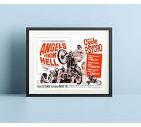 Angels From Hell Classic Vintage Movie Poster Wall Art Picture Photo A4