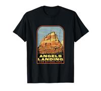 Angels Landing Zion National Park - Retro Zion Valley T-Shirt