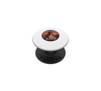 Angel's Landing Zion National Park Vintage Retro PopSockets Adhesive PopGrip