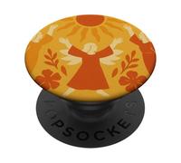 angels receiving the blessings of the sun PopSockets Adhesive PopGrip
