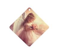Angels-Rose Flower Air Freshener Hanging Car Incense Chip Diffuser Scented Decor for Car Home