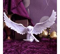 Angels Sympathy Nude Figurine Statue White Wings Art Sculpture New & Boxed 36cm