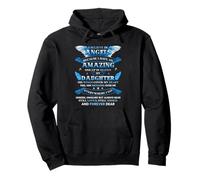 Angels Watch Over My Daughter In Heaven Memorial Shirt Pullover Hoodie