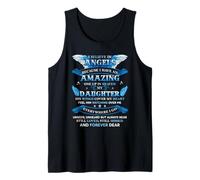 Angels Watch Over My Daughter in Heaven Memorial Shirt Tank Top
