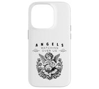 Angels Watching Over Us Protective Quote Case for iPhone 14 Pro
