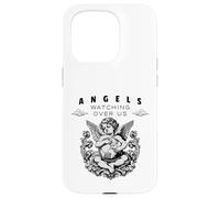 Angels Watching Over Us Protective Quote Case for iPhone 15 Pro