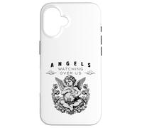 Angels Watching Over Us Protective Quote Case for iPhone 16