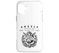 Angels Watching Over Us Protective Quote Case for iPhone 16 Plus