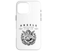 Angels Watching Over Us Protective Quote Case for iPhone 16 Pro Max