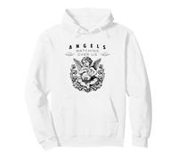 Angels Watching Over Us Protective Quote Pullover Hoodie